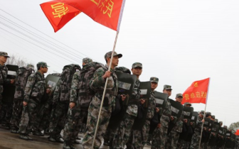 泰州军分区组织泰州市民兵应急营战备拉动