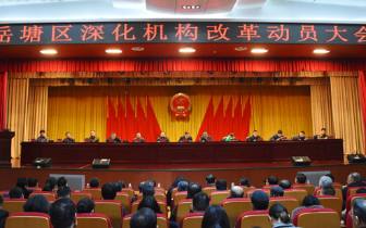 岳塘区|岳塘区召开深化机构改革动员大会