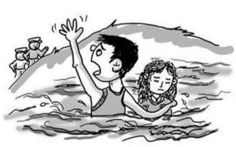 大雨中女子突然跳河 警民赶来接力相救