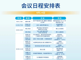 快收藏！第四届数字中国建设峰会会议日程安排表出炉