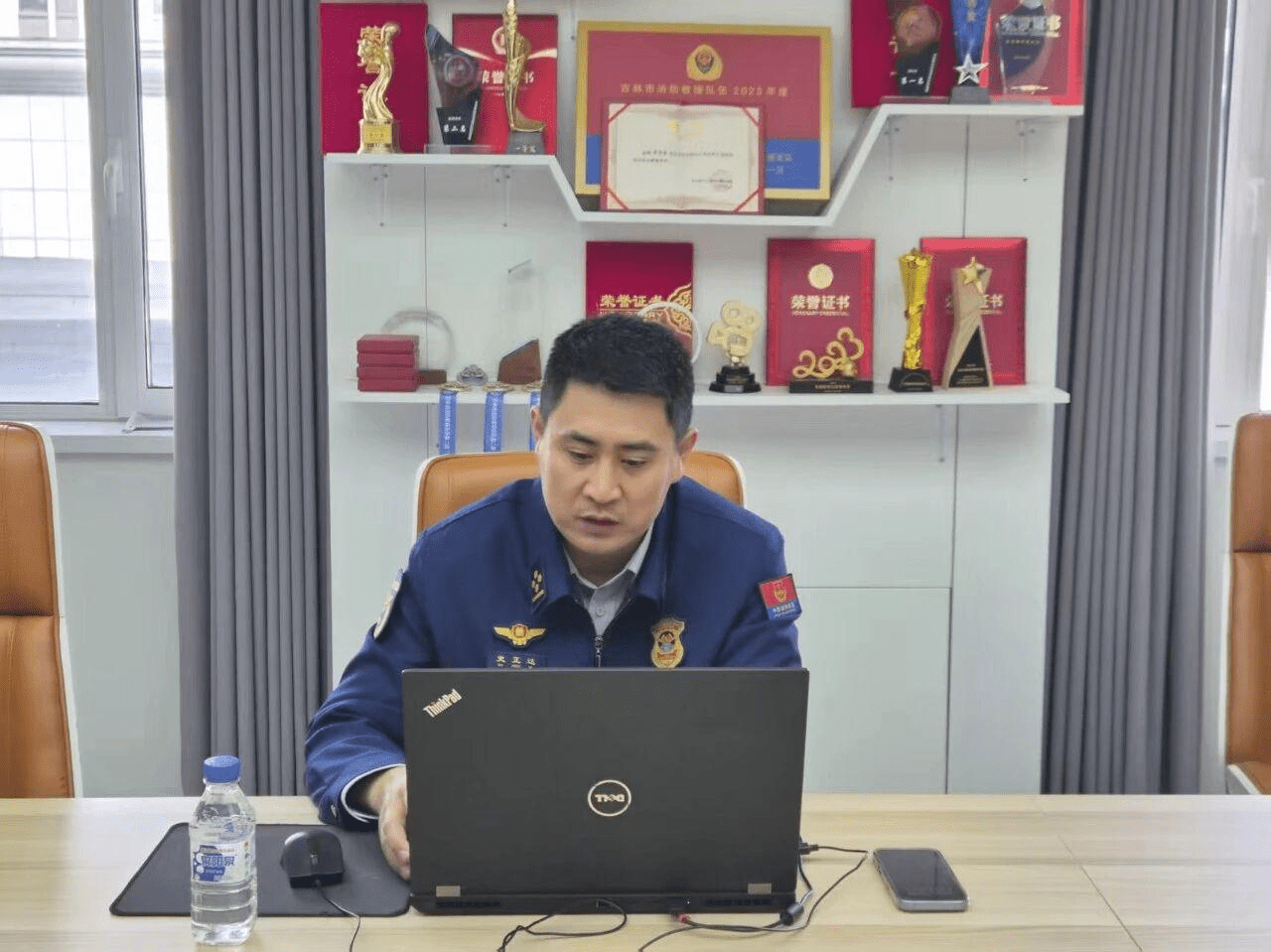 吉林市消防救援支队联合供销系统开展消防安全专题培训