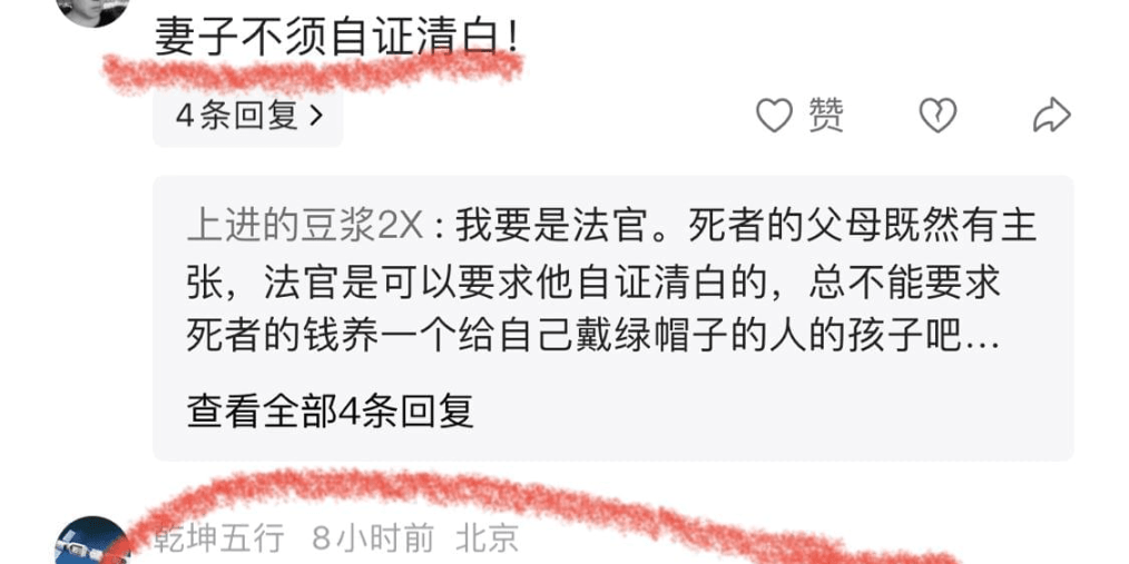 广西遗产案舆论升级！不要喷法官，可怜的法官只是给难住了，只须在庭审问女方：这个孩子是不是你与丈夫所生？网友抛出“绝招”引热议